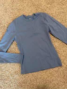 Uncia Active Periwinkle Long Sleeve Performance Top, Size XS, NWT